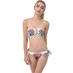 Chinese New Year ¨c Year Of The Ox Twist Bandeau Bikini Set by Valentinaart