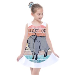 Chinese New Year ¨c Year Of The Ox Kids  Summer Dress by Valentinaart