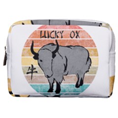 Chinese New Year ¨c Year Of The Ox Make Up Pouch (medium) by Valentinaart