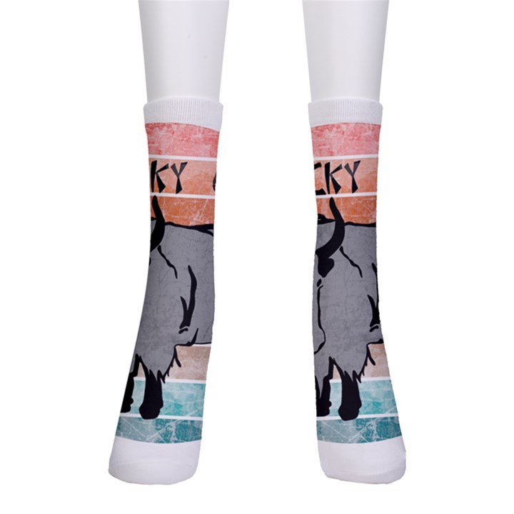 Chinese New Year ¨C Year of the Ox Men s Crew Socks