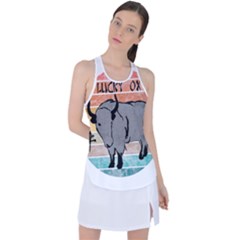 Chinese New Year ¨c Year Of The Ox Racer Back Mesh Tank Top by Valentinaart