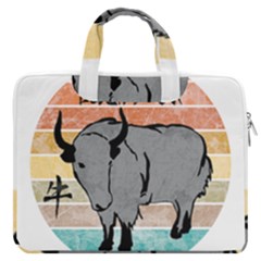 Chinese New Year ¨c Year Of The Ox Macbook Pro Double Pocket Laptop Bag by Valentinaart