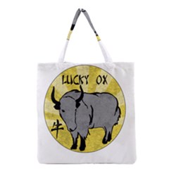 Chinese New Year ¨c Year Of The Ox Grocery Tote Bag by Valentinaart