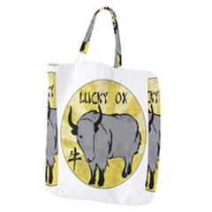 Chinese New Year ¨c Year Of The Ox Giant Grocery Tote by Valentinaart