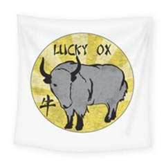 Chinese New Year ¨c Year Of The Ox Square Tapestry (large) by Valentinaart