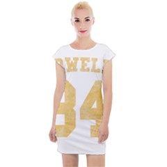 Orwell 84 Cap Sleeve Bodycon Dress