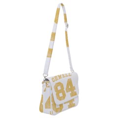 Orwell 84 Shoulder Bag With Back Zipper