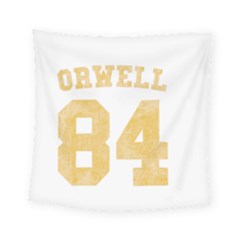 Orwell 84 Square Tapestry (small) by Valentinaart