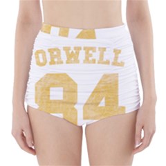 Orwell 84 High-waisted Bikini Bottoms by Valentinaart