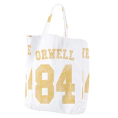 Orwell 84 Giant Grocery Tote by Valentinaart