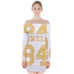 Orwell 84 Long Sleeve Off Shoulder Dress