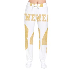 Orwell 84 Women Velvet Drawstring Pants