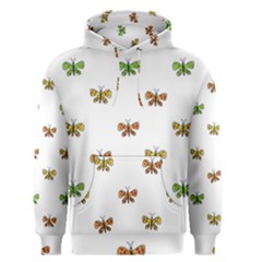 Butterfly Cartoon Drawing Motif  Pattern Men s Core Hoodie by dflcprintsclothing