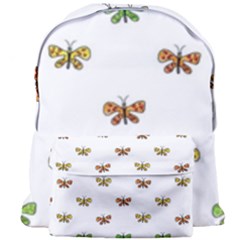 Butterfly Cartoon Drawing Motif  Pattern Giant Full Print Backpack by dflcprintsclothing