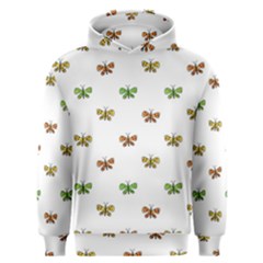 Butterfly Cartoon Drawing Motif  Pattern Men s Overhead Hoodie by dflcprintsclothing