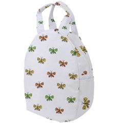 Butterfly Cartoon Drawing Motif  Pattern Travel Backpacks by dflcprintsclothing