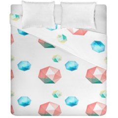 Diamonds Duvet Cover Double Side (california King Size) by Sparkle