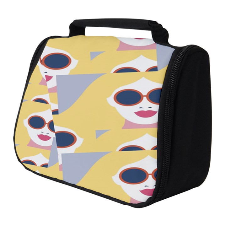 Fashion Faces Full Print Travel Pouch (Small)