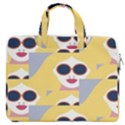 Fashion Faces MacBook Pro Double Pocket Laptop Bag View1