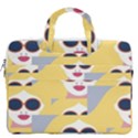 Fashion Faces MacBook Pro Double Pocket Laptop Bag View2