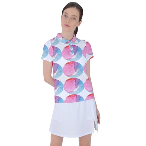 Colorful Women s Polo Tee by Sparkle