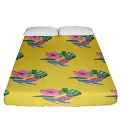 Floral Fitted Sheet (california King Size) by Sparkle