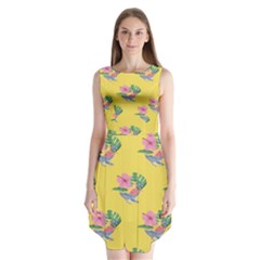 Floral Sleeveless Chiffon Dress   by Sparkle