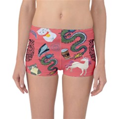 Puzzle Reversible Boyleg Bikini Bottoms by Sparkle