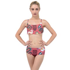 Puzzle Layered Top Bikini Set by Sparkle