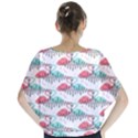 Music Flamingo Batwing Chiffon Blouse View2