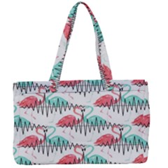 Music Flamingo Canvas Work Bag by Sparkle