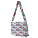 Music Flamingo Full Print Messenger Bag (M) View2