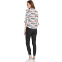 Music Flamingo Loose Horn Sleeve Chiffon Blouse View2