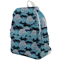 Digital Waves Top Flap Backpack by Sparkle