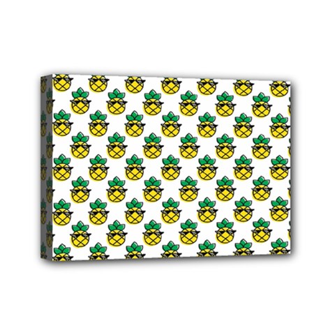 Holiday Pineapple Mini Canvas 7  X 5  (stretched) by Sparkle