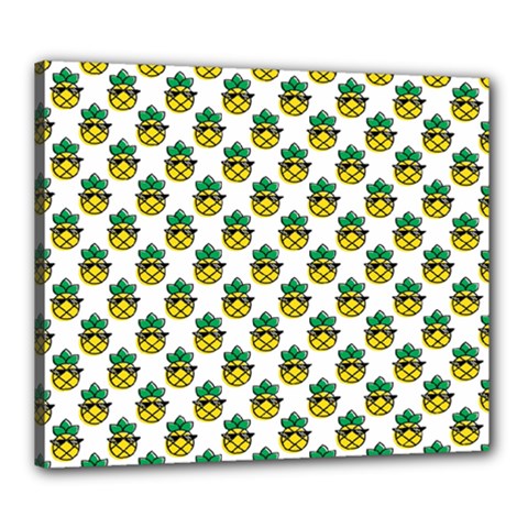 Holiday Pineapple Canvas 24  X 20  (stretched) by Sparkle