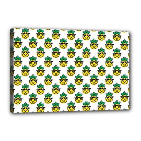 Holiday Pineapple Canvas 18  X 12  (stretched) by Sparkle