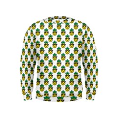 Holiday Pineapple Kids  Sweatshirt by Sparkle