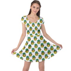 Holiday Pineapple Cap Sleeve Dress by Sparkle