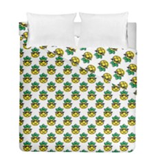 Holiday Pineapple Duvet Cover Double Side (full/ Double Size) by Sparkle