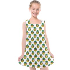 Holiday Pineapple Kids  Cross Back Dress by Sparkle