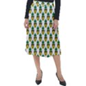 Holiday Pineapple Classic Velour Midi Skirt  View1