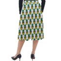 Holiday Pineapple Classic Velour Midi Skirt  View2