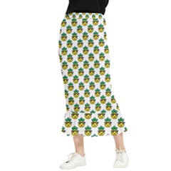 Holiday Pineapple Maxi Fishtail Chiffon Skirt by Sparkle