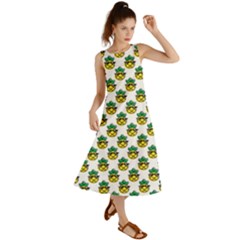 Holiday Pineapple Summer Maxi Dress by Sparkle