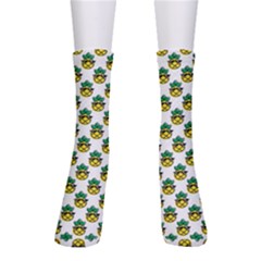 Holiday Pineapple Men s Crew Socks by Sparkle