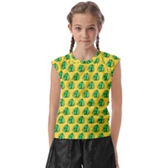 Beautiful Pattern Kids  Raglan Cap Sleeve Tee by Sparkle