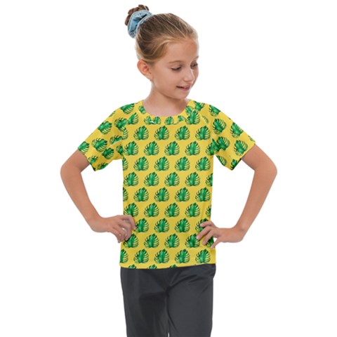 Beautiful Pattern Kids  Mesh Piece Tee by Sparkle