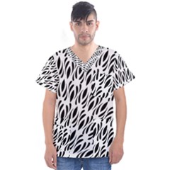 Vertical Men s V-Neck Scrub Top