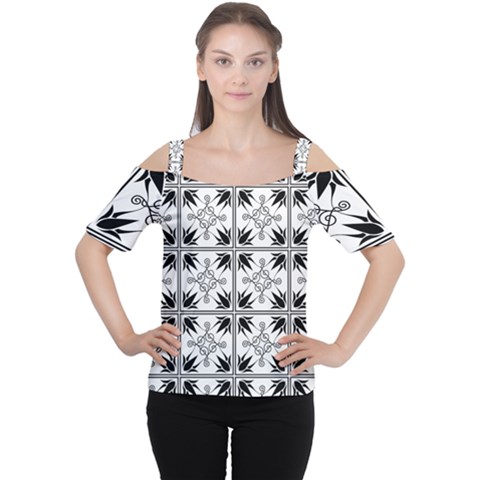 Greece Cutout Shoulder Tee by Sobalvarro